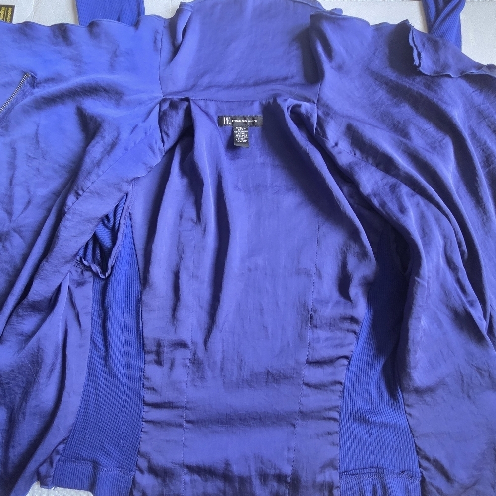 INC International Concepts Layered Blue Jacket - Picture 6 of 9